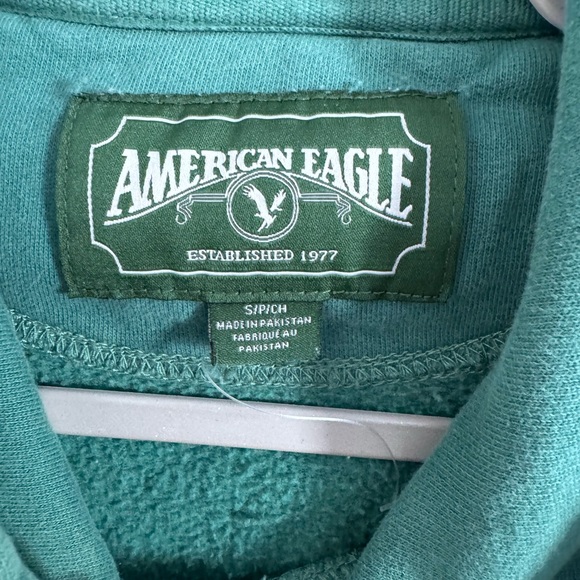 American Eagle Outfitters Green Hoodie - Picture 3 of 4